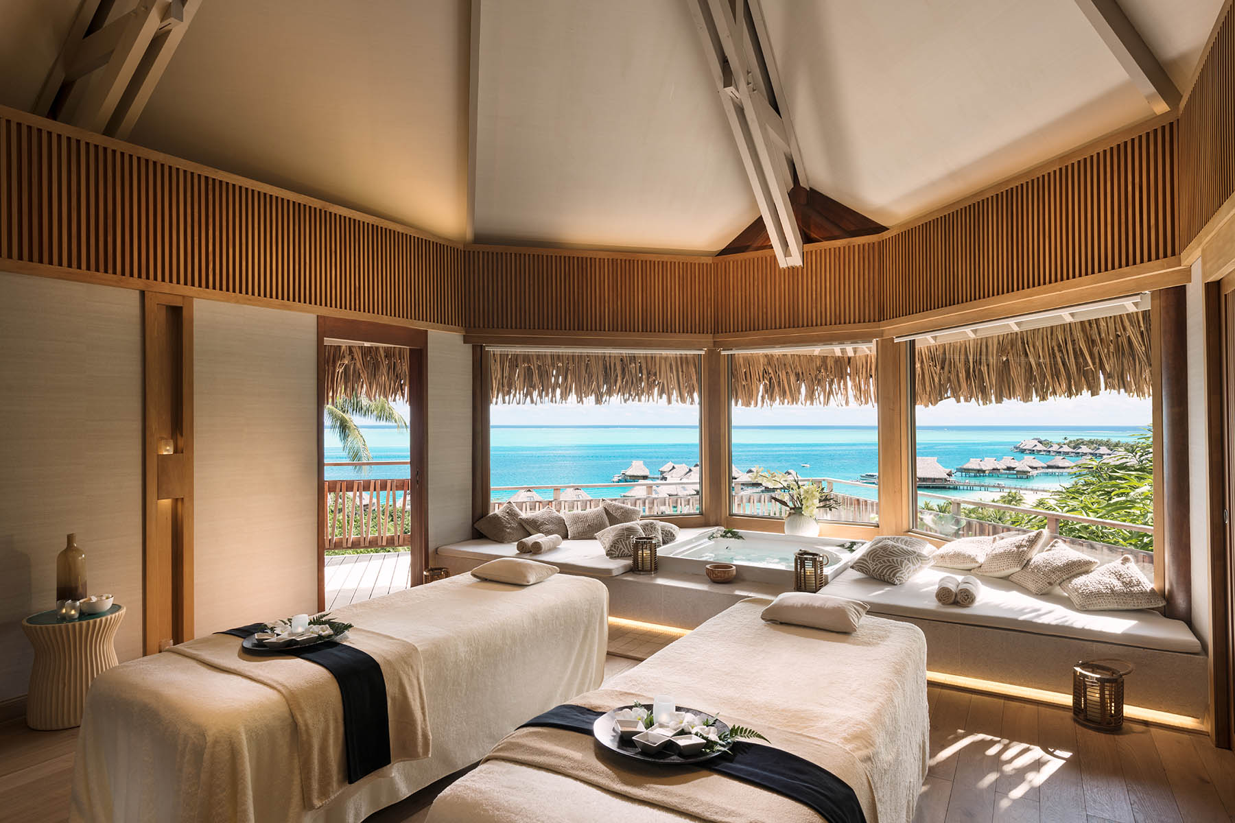 Spa room interior, Conrad Bora Bora Nui