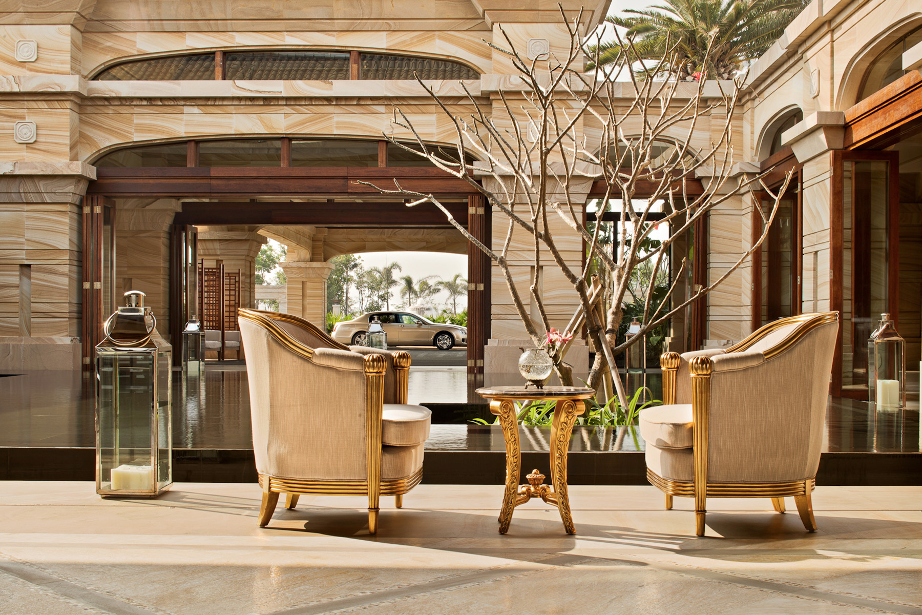 Lobby interior design Conrad Sanya Haitang Bay