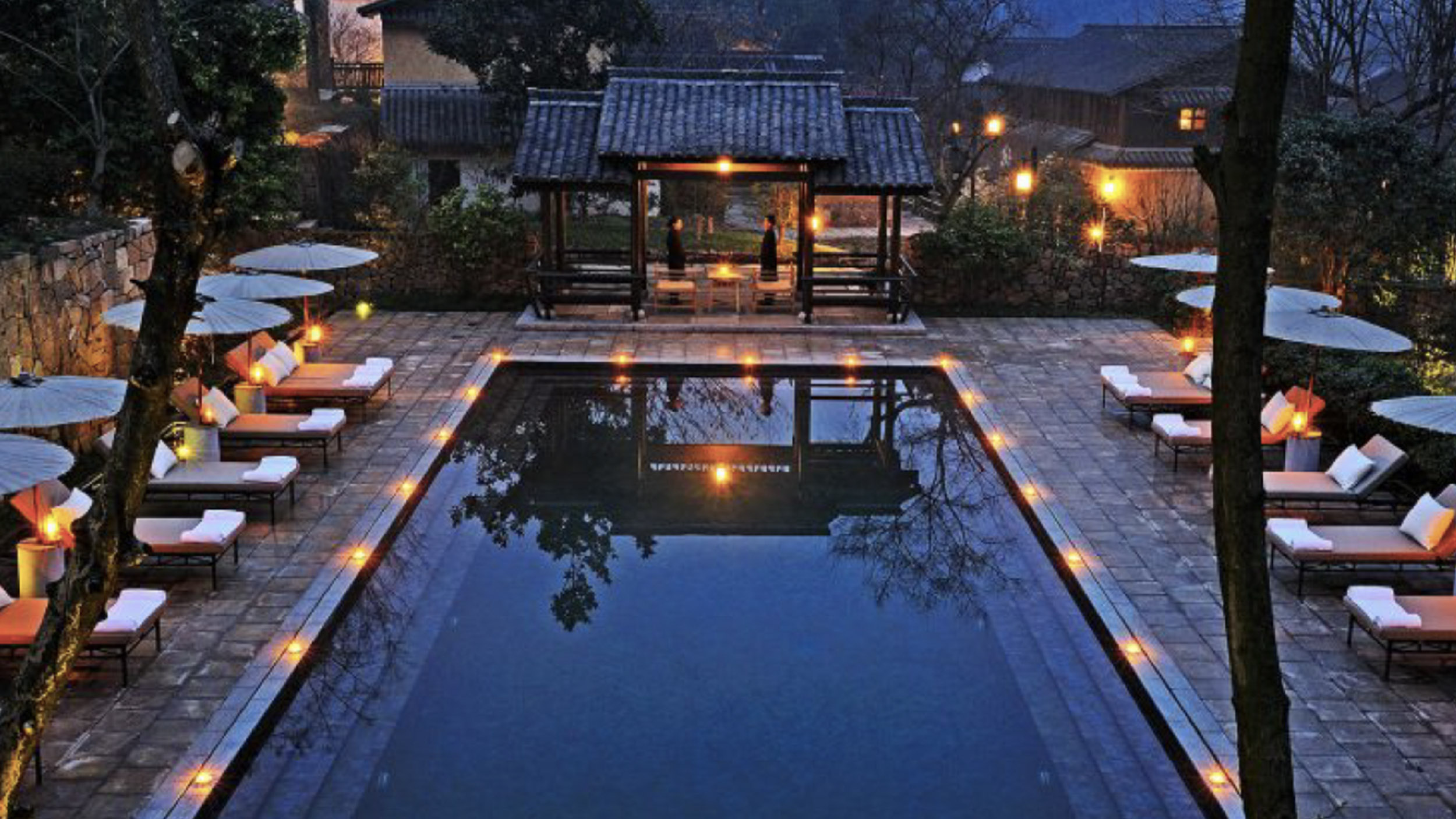 pool and garden design amanfayun