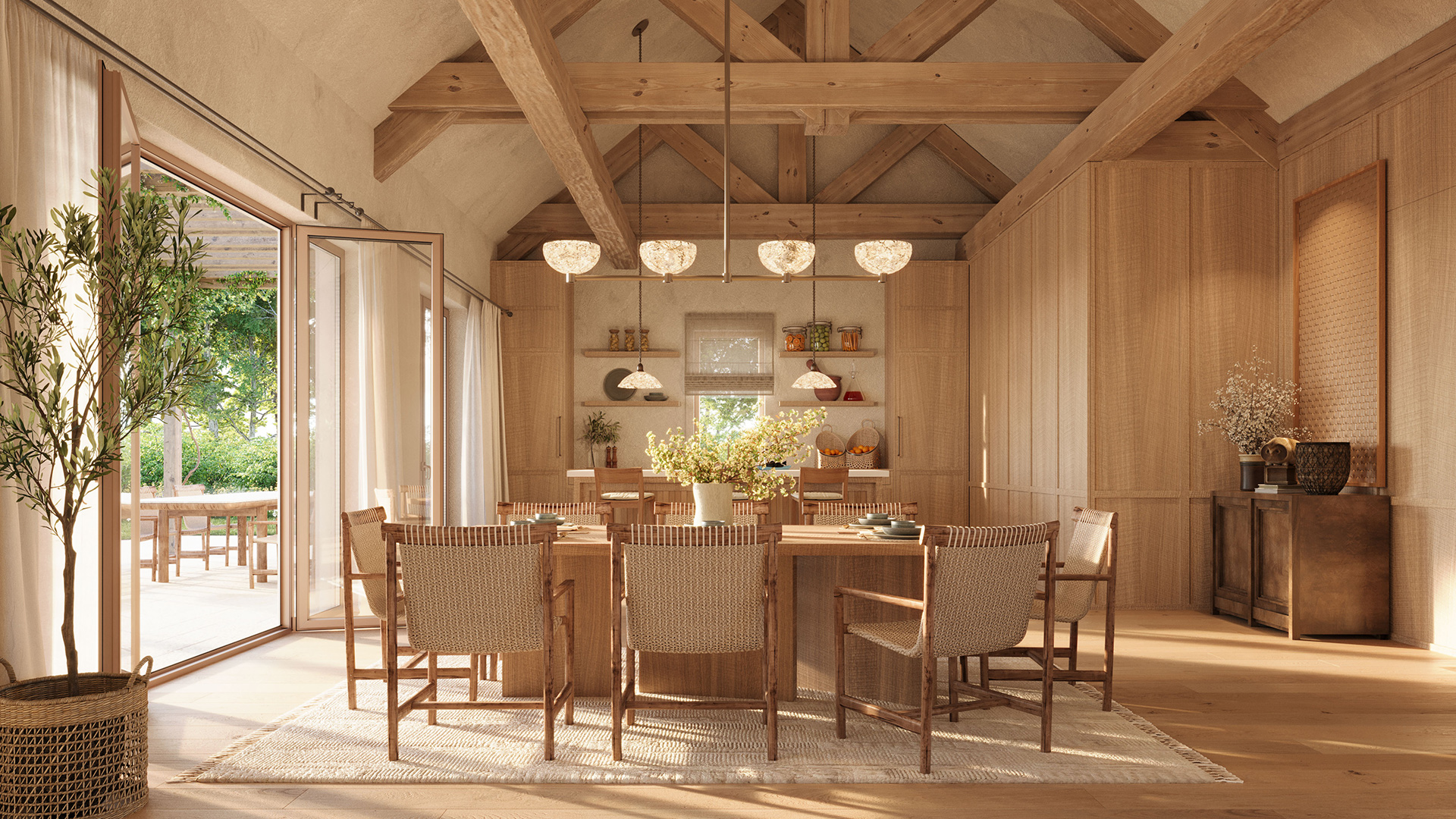 Dining Room | Six Senses Loire Valley Residences | BLINK Design Group