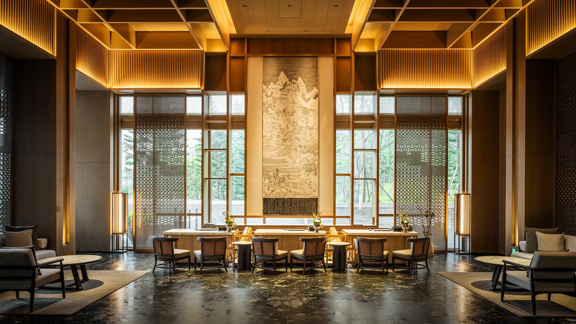 Banyan Tree Dongguan | Lobby Lounge | BLINK Design Group