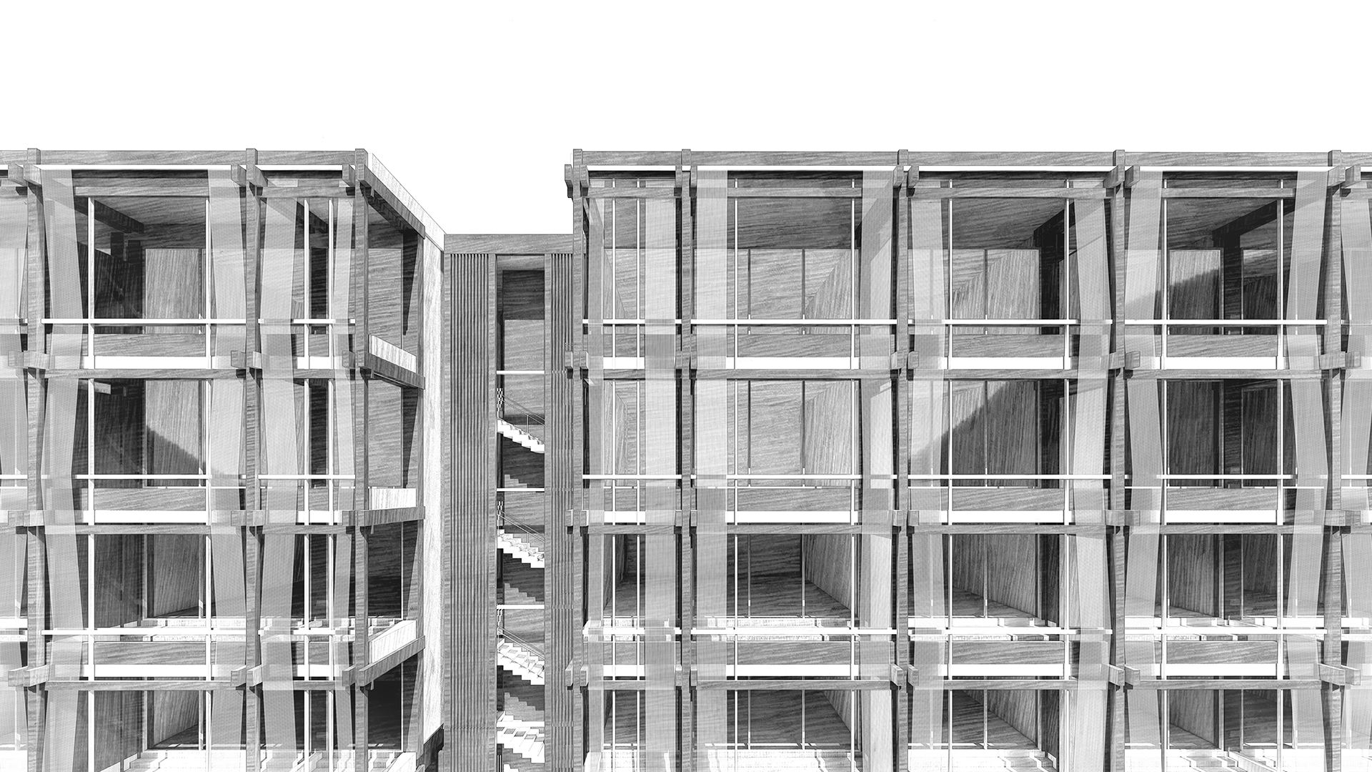 Hotel Facade Sketch | Island Resort | BLINK