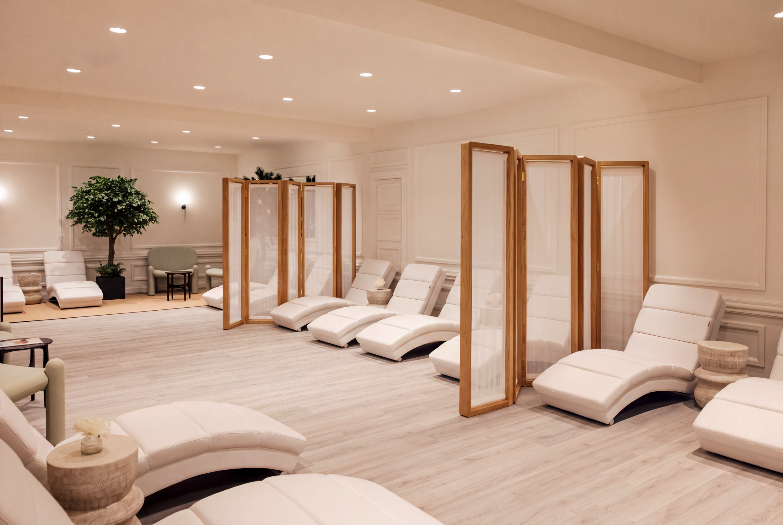 Hôtel Barrière Le Normandy | Pool Relaxation Area | BLINK | ASTYLE